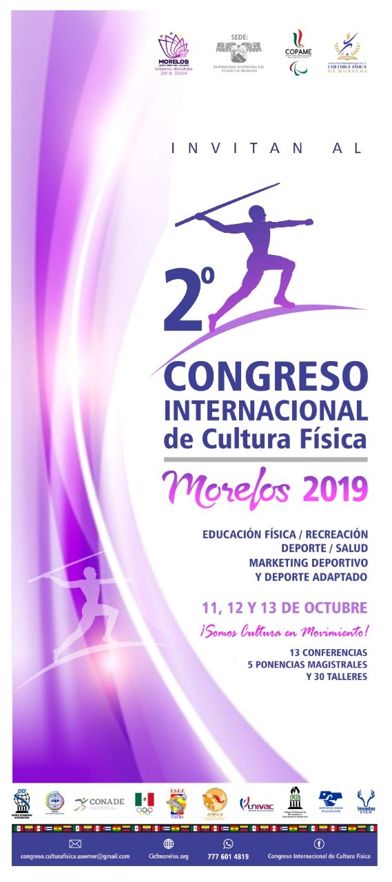 Segundo Congreso Internacional De Cultura F Sica Universidad Aut Noma