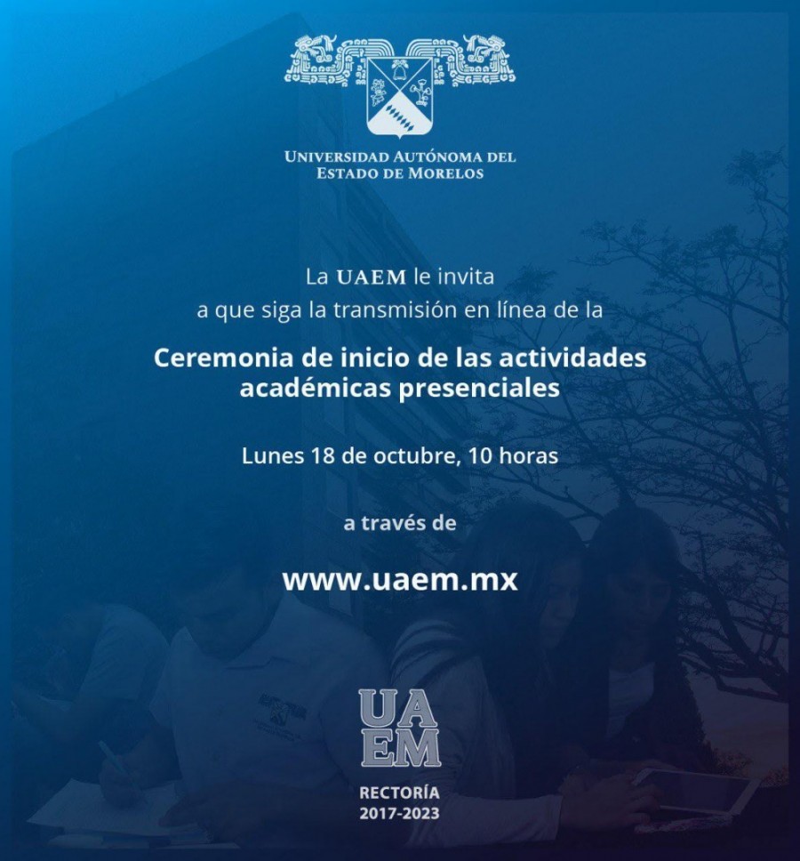 Ceremonia de inicio de las actividades académicas presenciales