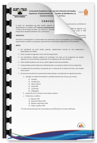 2do Concurso Interpreparatoriano de Prototipos de Física