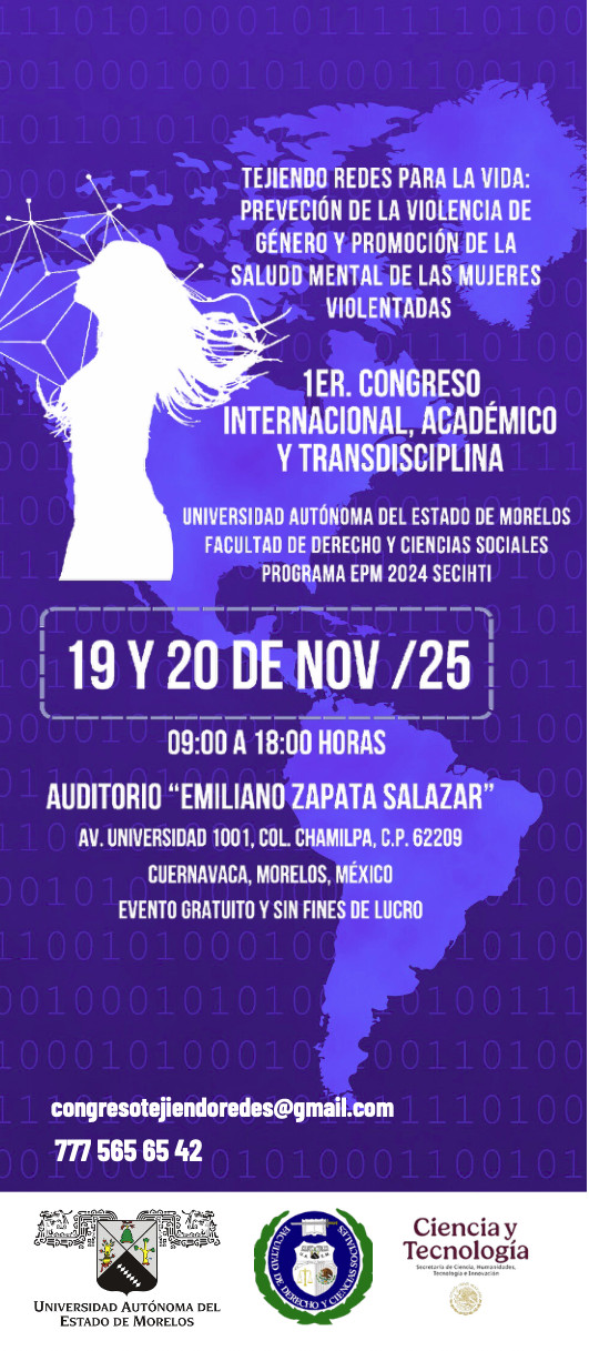 TEJENDO REDES PARA LA VIDA: PREVECIÓN DE LA VIOLENCIA DE GÉNERO Y PROMOCIÓN DE LA SALUDD MENTAL DE LAS MUJERES VIOLENTADAS