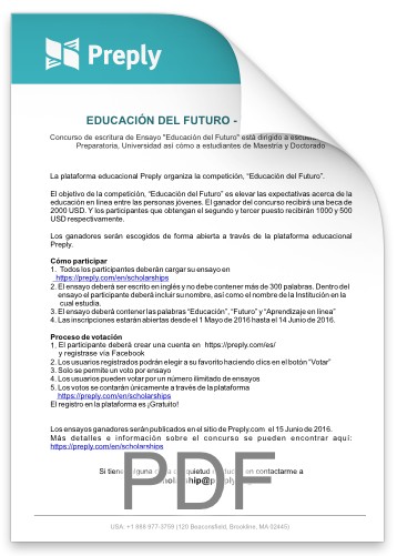 Educación del futuro - PREPLY.COM