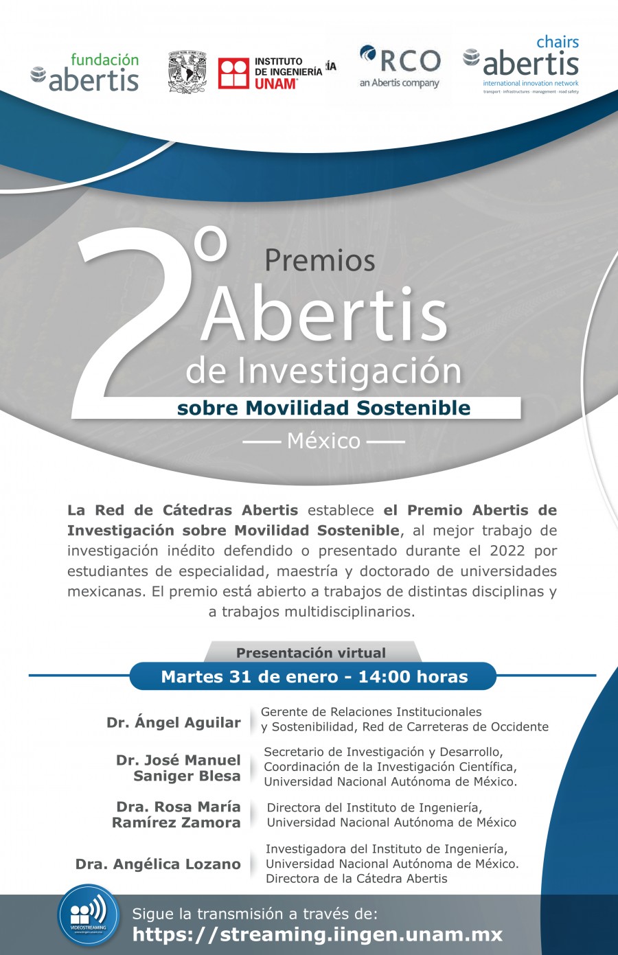 2º Premios Abertis de Investigación sobre Movilidad Sostenible