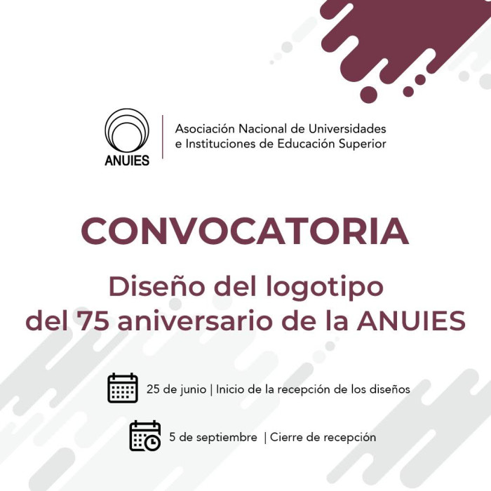 Diseño del logotipo del 75 aniversario de la ANUIES
