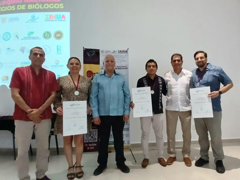 Reconoce la Federación Mexicana de Colegios de Biólogos a académicos de la UAEM