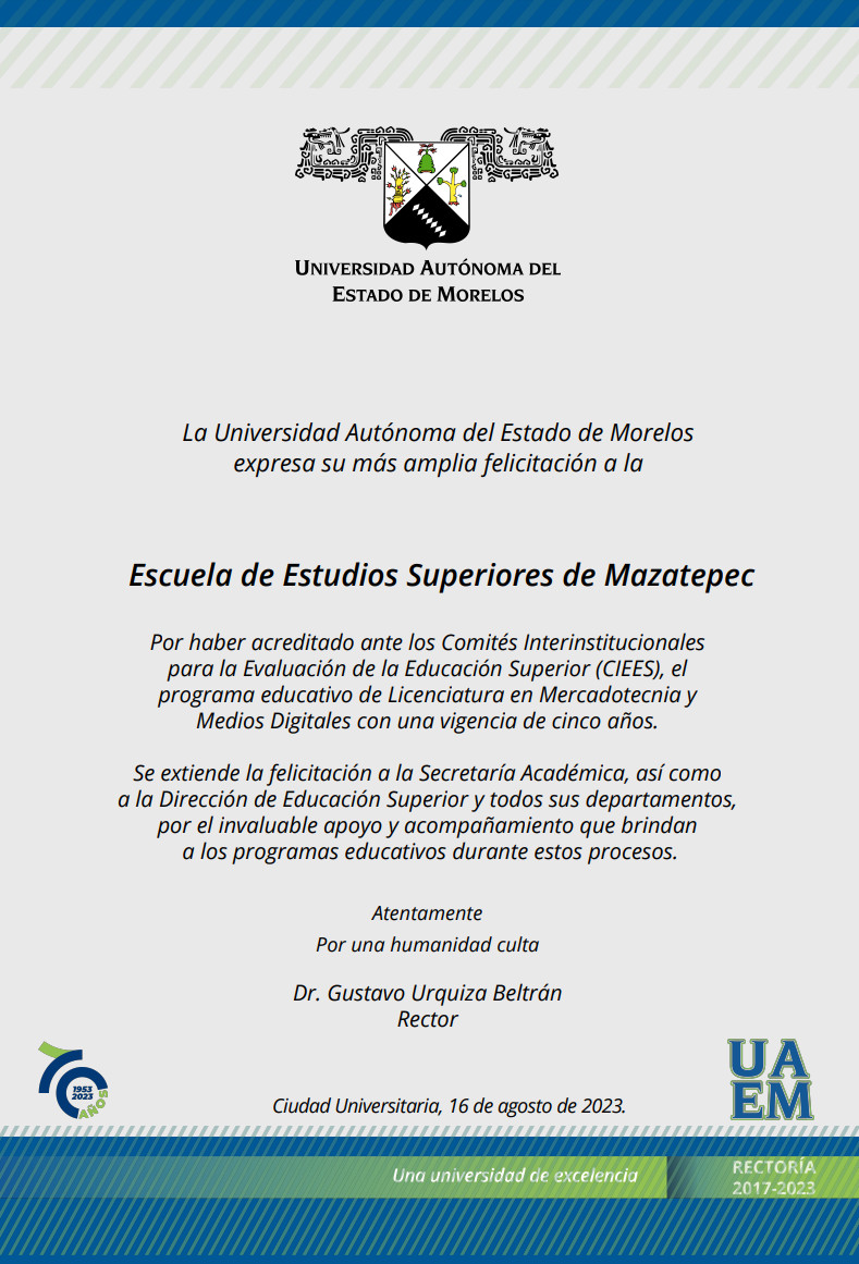 Felicitaci N Rector A Escuela De Estudios Superiores De Mazatepec