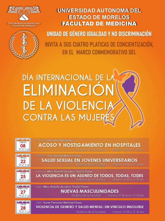 Día internacional de la eliminación de la violencia contra las mujeres