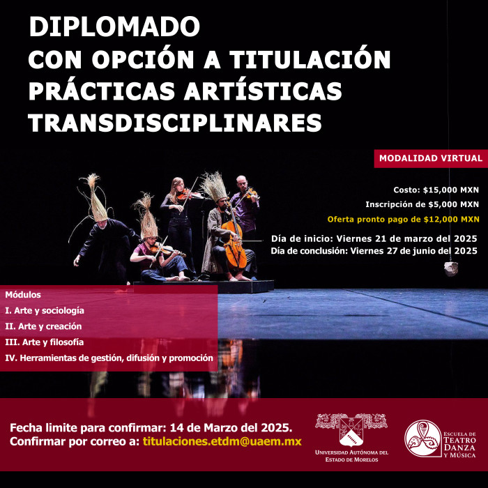 Diplomado Prácticas Artísticas Transdiciplinares