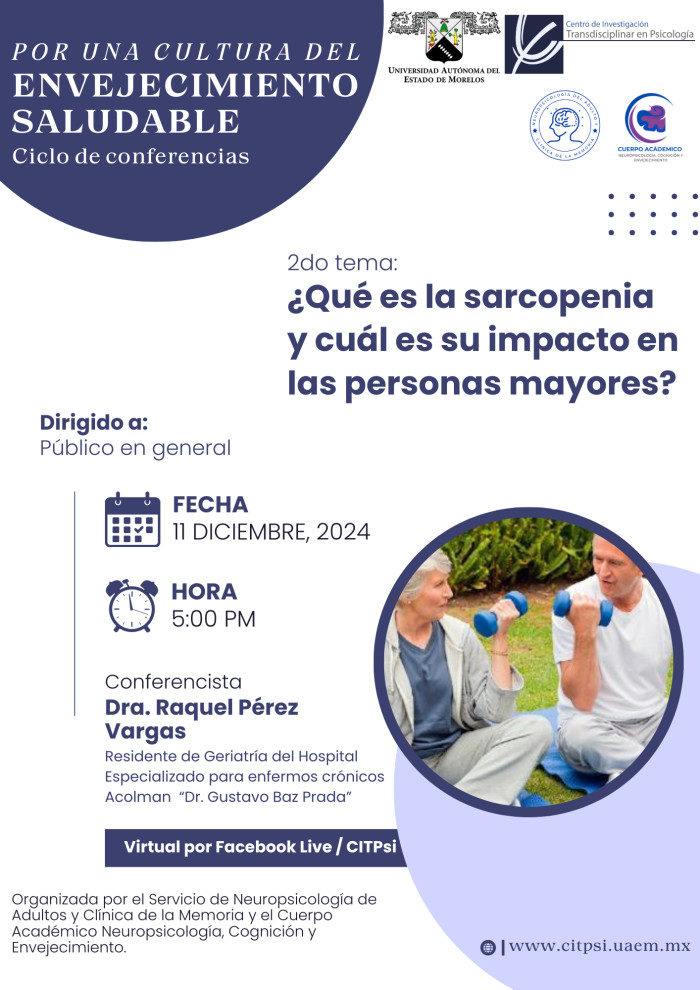 POR UNA CULTURA DEL ENVEJECIMIENTO SALUDABLE | Ciclo de conferencias