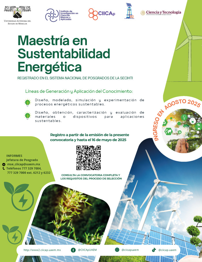 Maestría en Sustentabilidad Energética 2025